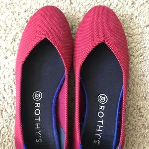 Rothy’s Red Flats- Basically New